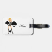 Black Spades Blonde Queen Thunder_Cove Bagagelabel (Achterkant horizontaal)