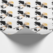 Black Spades Blonde Queen Thunder_Cove Cadeaupapier (Hoek)