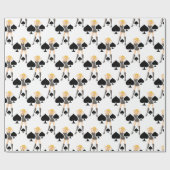 Black Spades Blonde Queen Thunder_Cove Cadeaupapier (Vlak)