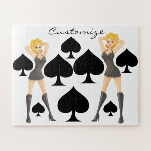Black Spades Blonde Queen Thunder_Cove Legpuzzel
