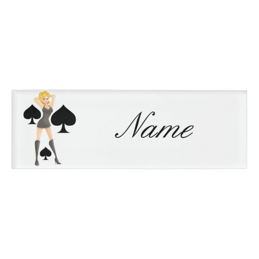 Black Spades Blonde Queen Thunder_Cove Naambadge (Voorkant)