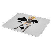Black Spades Blonde Queen Thunder_Cove Snijplank (Hoek)