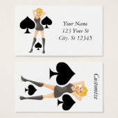 Black Spades Blonde Queen Thunder_Cove Visitekaartje (Voorkant /achterkant)
