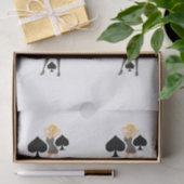 Black Spades Blonde Queen Tissuepapier (Geschenk)
