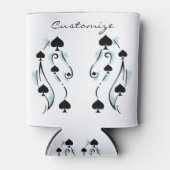 Black Spades Tattoo Style Thunder_Cove Blikjeskoeler (Voorkant)