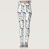 Black Spades Tattoo Style Thunder_Cove Leggings (Voorkant)