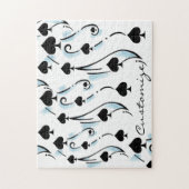 Black Spades Tattoo Style Thunder_Cove Legpuzzel (Verticaal)