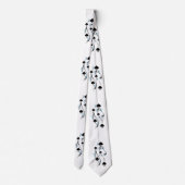 Black Spades Tattoo Style Thunder_Cove Stropdas (Achterkant)