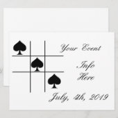 Black Spades Tic Tac Toe Thunder_Cove (Voorkant / Achterkant)