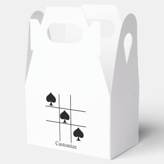 Black Spades Tic Tac Toe Thunder_Cove Bedankdoosjes (Geopend)