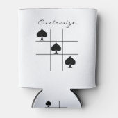 Black Spades Tic Tac Toe Thunder_Cove Blikjeskoeler (Voorkant)