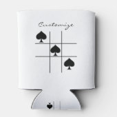 Black Spades Tic Tac Toe Thunder_Cove Blikjeskoeler (Achterkant)