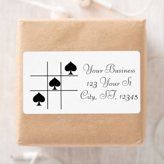 Black Spades Tic Tac Toe Thunder_Cove Etiket (Insitu)