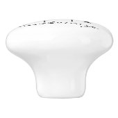 Black Spades Tic Tac Toe Thunder_Cove Keramische Knop (Zijkant)