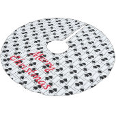 Black Spades Tic Tac Toe Thunder_Cove Kerstboom Rok (Gekanteld)