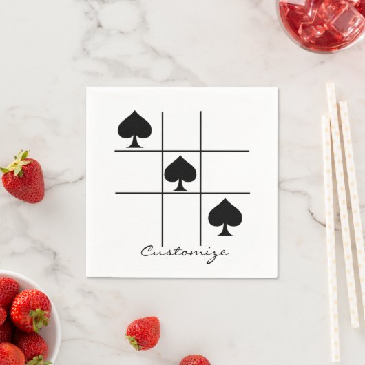 Black Spades Tic Tac Toe Thunder_Cove Servet (Insitu)