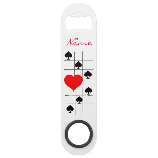 Black Spades Tic Tac Toe Thunder_Cove Speed Flessenopener (Voorkant)