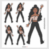 Black Spark Dancer Stickers #1 (Vel)