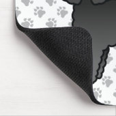 Black Speelgoed Poodle Cute Cartoon Dog Muismat (Hoek)