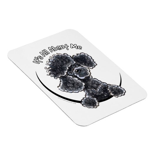 Black Speelgoed Poodle IAAM Magneet (Rechterzijde)