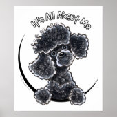 Black Speelgoed Poodle IAAM Poster (Voorkant)