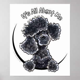 Black Speelgoed Poodle IAAM Poster