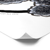 Black Speelgoed Poodle IAAM Poster (Hoek)