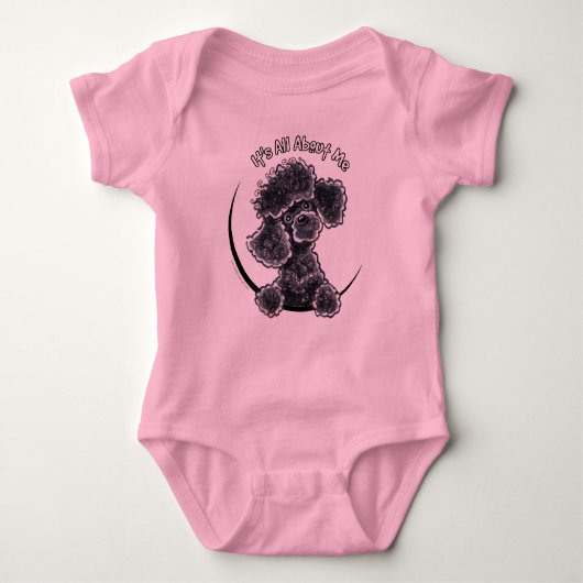 Black Speelgoed Poodle IAAM Romper (Voorkant)