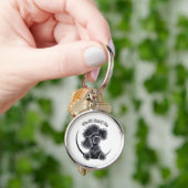 Black Speelgoed Poodle IAAM Sleutelhanger (Hand)