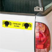 Black Spider CRAWLING-Bumpersticker Bumpersticker (Op Truck)