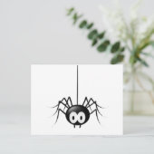 Black Spider Cute Halloween Gift Briefkaart (Staand voorkant)