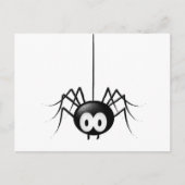 Black Spider Cute Halloween Gift Briefkaart (Voorkant)