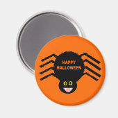 Black Spider Halloween Magnet (Voorkant / Achterkant)