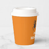 Black Spider Halloween Party Papieren Bekers (Rechts)