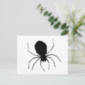 Black Spider Love_ Briefkaart (Staand voorkant)