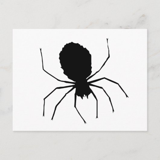 Black Spider Love_ Briefkaart (Voorkant)