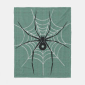 Black Spider Throw Blanket Fleece Deken (Voorkant)