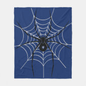 Black Spider Throw Blanket Fleece Deken (Voorkant)