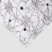 Black Spider Web Halloween Tissuepapier (Detail)