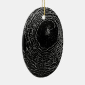 Black Spider Web Ornament (Rechts)