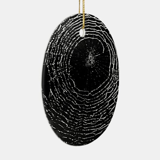 Black Spider Web Ornament (Rechts)