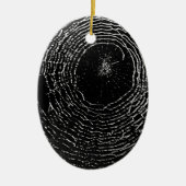 Black Spider Web Ornament (Voorkant)