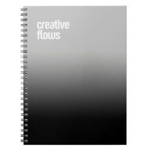 Black Spiral Notitieboek - "Creative Flows" tijdsc