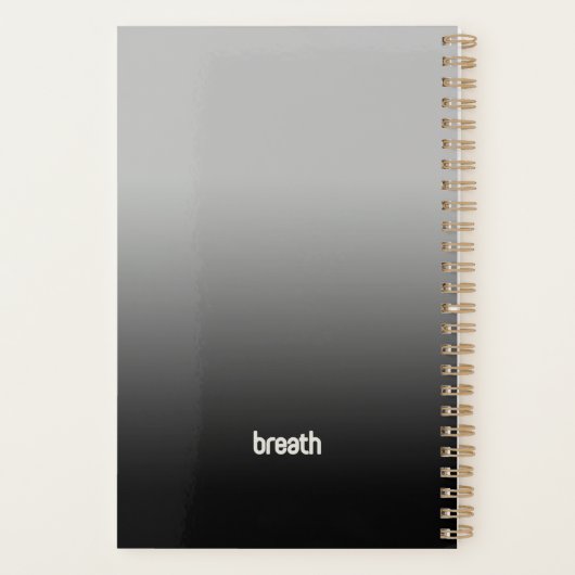 Black Spiral Planner  – 2026 Breath (Achterkant)
