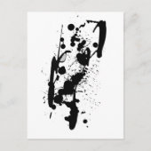 Black Splash Briefkaart (Voorkant)