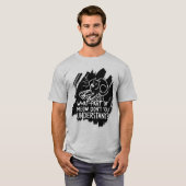 Black Splash Funny Cat Quote T-shirt (Voorkant volledig)