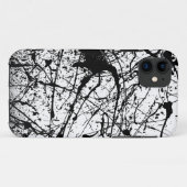 Black Splatter iPhone 5 Barely Daar Hoesje (Achterkant (horizontaal))