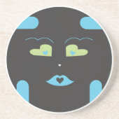 Black Sponap Onderzetter.ai Zandsteen Onderzetter (Voorkant)