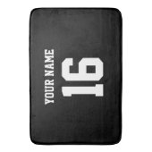 Black Sporty Team Jersey Badmat (Voorkant Verticaal)