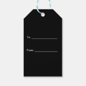 Black Sporty Team Jersey Cadeaulabel (Achterkant)